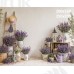 Tło fotograficzne „Lawendowy zakątek w stylu prowansalskim” | 4210 Tło fotograficzne „Lawendowy zakątek w stylu prowansalskim” | 4210